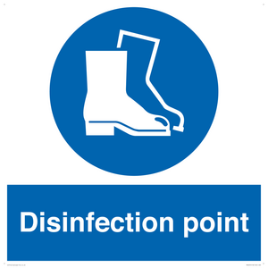 Disinfection point
